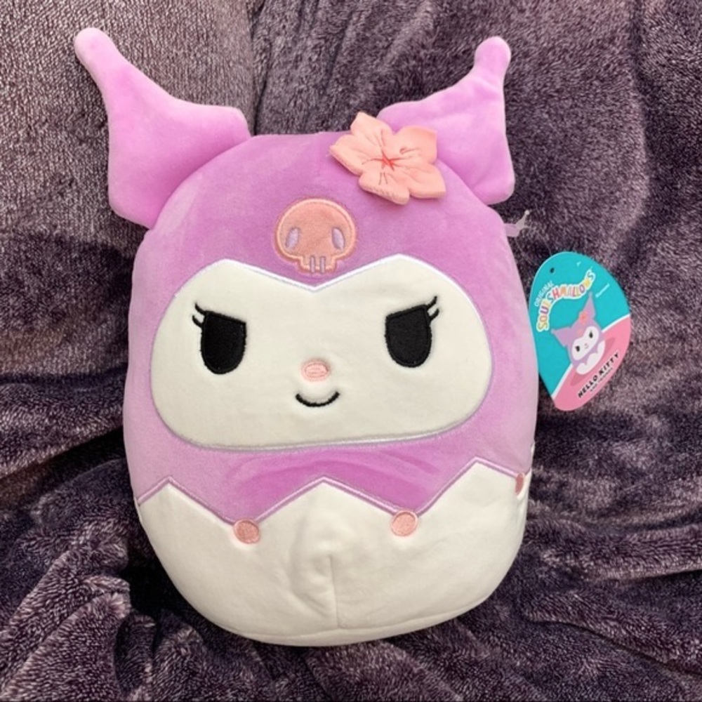 Kuromi Squishmallow (8” Sanrio Plush) (NWT GameStop Exclusive) (Purple Pastel)